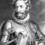 Engraving of Portuguese poet Luís de Camões.