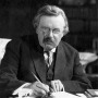 English critic and author G. K. Chesterton.