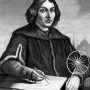 Black and white image of Polish astronomer Nicolaus Copernicus.