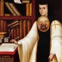 Portrait of Sister Juana Inés de la Cruz in a nun's habit.