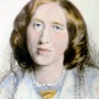 Pastel drawing of George Eliot.