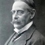 Photograph of English literary historian and critic Edmund Gosse.