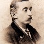 Photograph of American writer and translator Lafcadio Hearn.