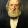 Portrait of German physician and writer Heinrich Hoffmann.