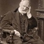 Black and white photograph of French writer Victor Hugo.