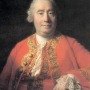 Painted portrait of Scottish philosopher David Hume.