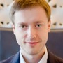 Color photograph of Russian multimillionaire Dmitry Itskov.