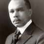 Black and white photograph of poet, diplomat, and civil rights activist James Weldon Johnson.