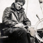 Photograph of American novelist Jack London.