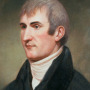 Painting of a gray-haired man looking to the left