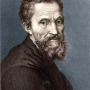 Italian Renaissance sculptor, painter, architect, and poet Michelangelo.