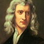 Portrait of English physicist and mathematician Isaac Newton.