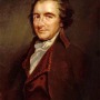 Portrait of English-American writer and polemicist Thomas Paine.