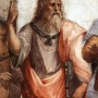 Depiction of Greek philosopher Plato.
