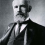 Black and white photograph of psychologist G. Stanley Hall.