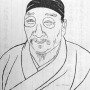 Portrait of Chinese painter and poet Xu Wei.