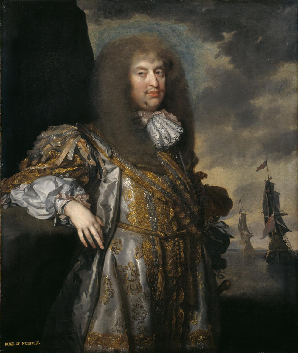Henry Howard, Sixth Duke of Norfolk, by Gilbert Soest, c. 1670.