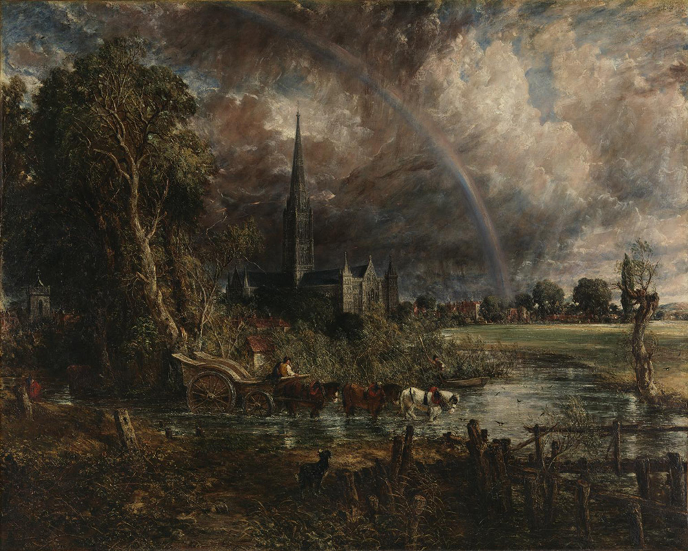 Salisbury Cathedral from the Meadows, by John Constable, c. 1831. Photograph © Tate (CC-BY-NC-ND 3.0).