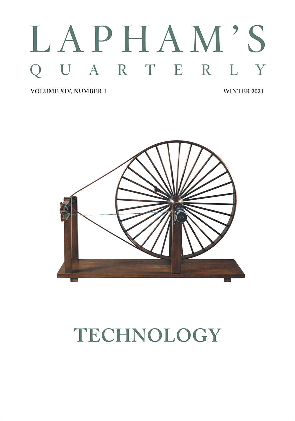 Cover of Technology, the Winter 2021 issue of Lapham’s Quarterly