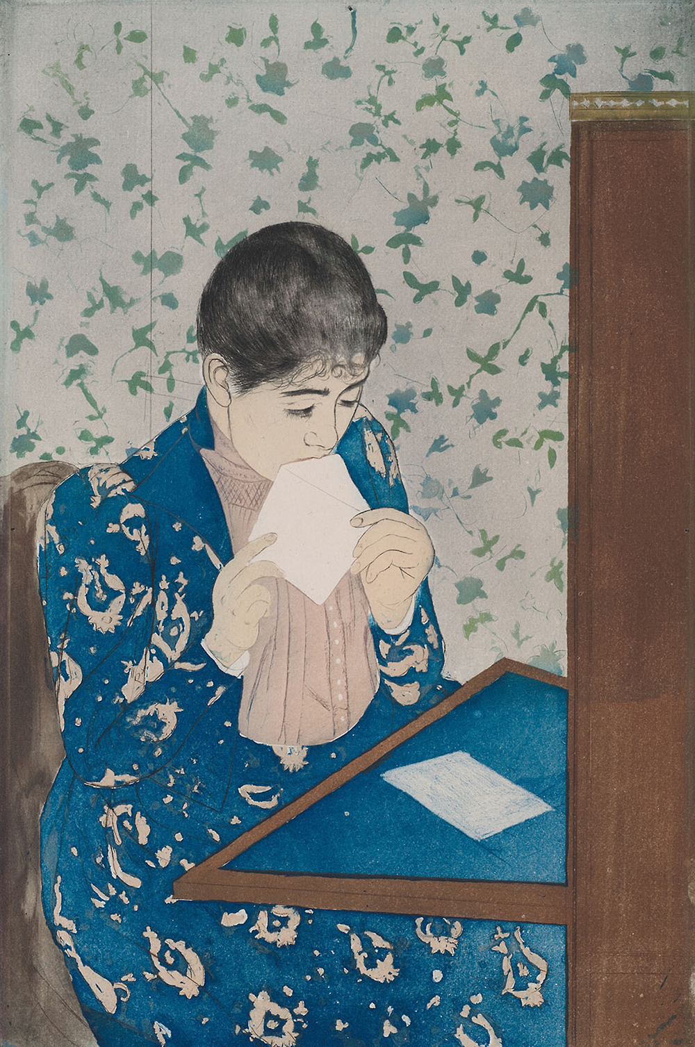 The Letter, by Mary Cassatt, c. 1890. The Art Institute of Chicago, Mr. and Mrs. Martin A. Ryerson Collection.