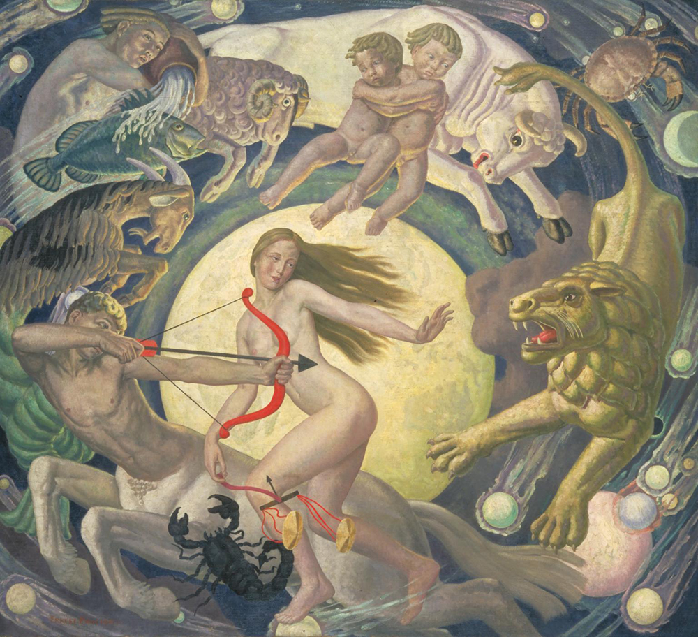 The Zodiac, by Ernest Procter, 1925. Photograph © Tate (CC-BY-NC-ND 3.0).