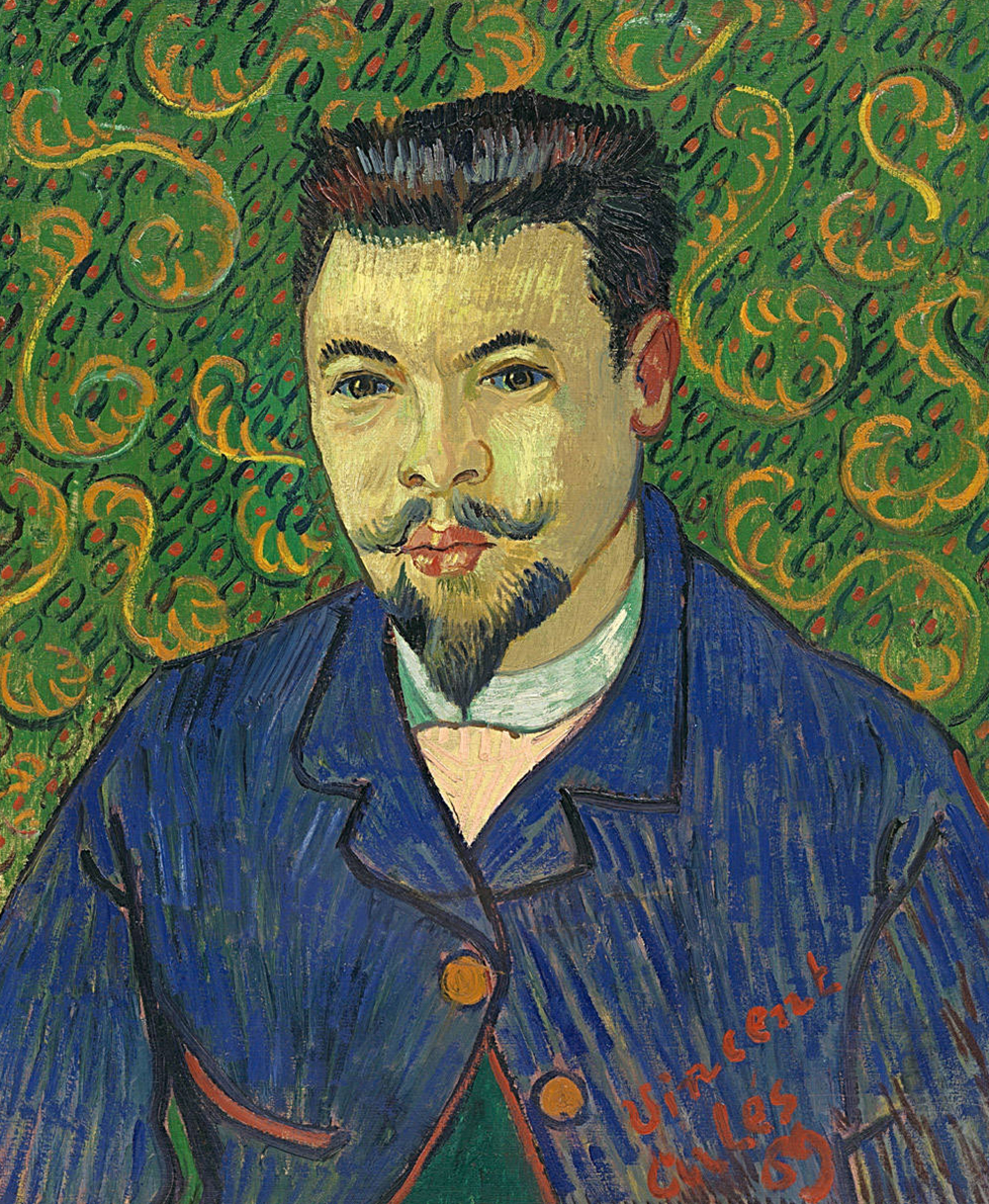 “Portrait of Doctor Rey,” by Vincent van Gogh, 1889. Pushkin State Museum of Fine Arts.