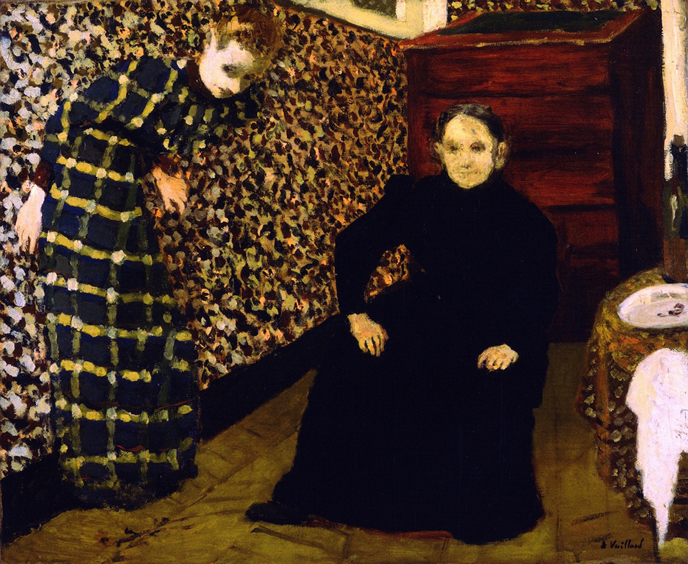 “Interior, Mother and Sister of the Artist,” by Édouard Vuillard, 1893. WikiArt.