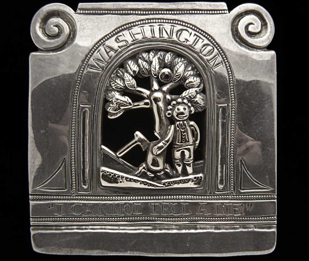 George Washington Belt Buckle, by James I. Meyer, 1974. Smithsonian American Art Museum.