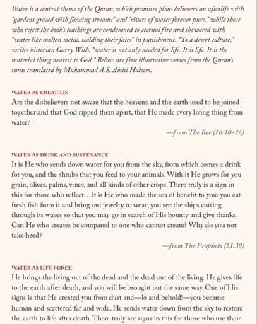 Detail of list of quotes