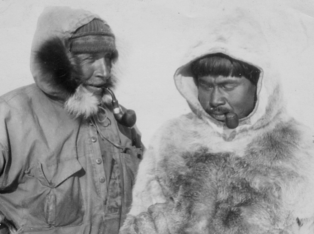 Photograph of a later Wegener expedition, 1930. Wikimedia Commons, Alfred Wegener Institute.