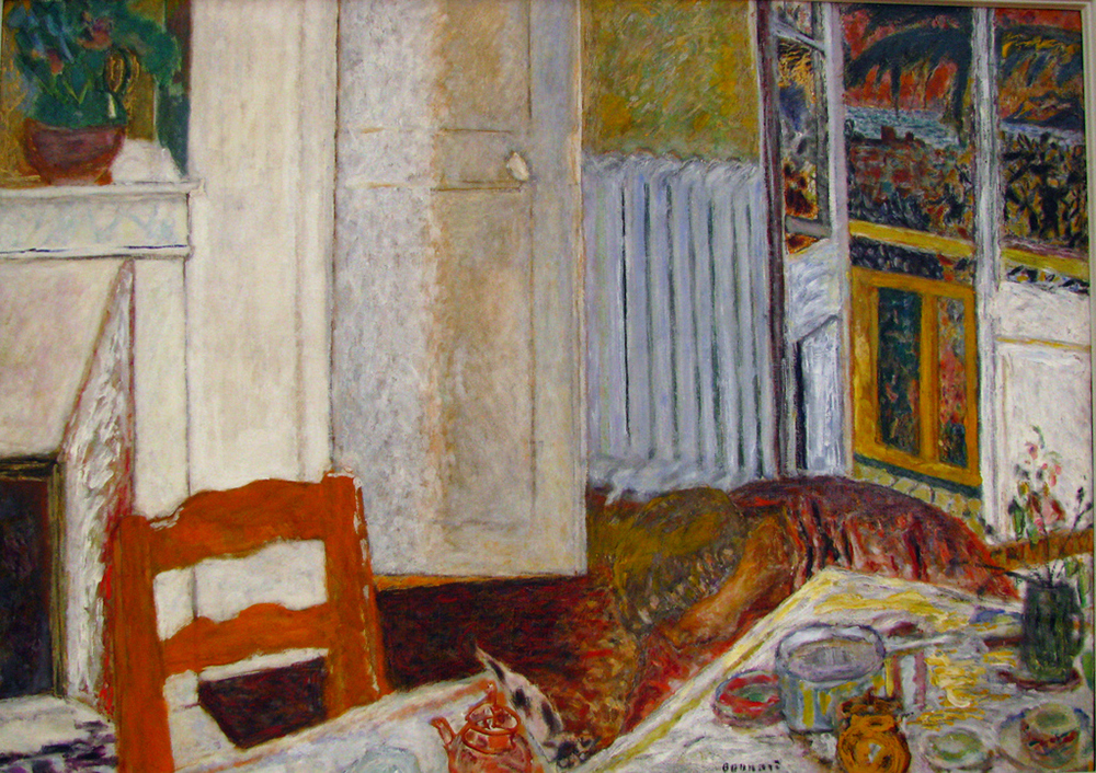 “White Interior,” by Pierre Bonnard, c. 1920. WikiArt.