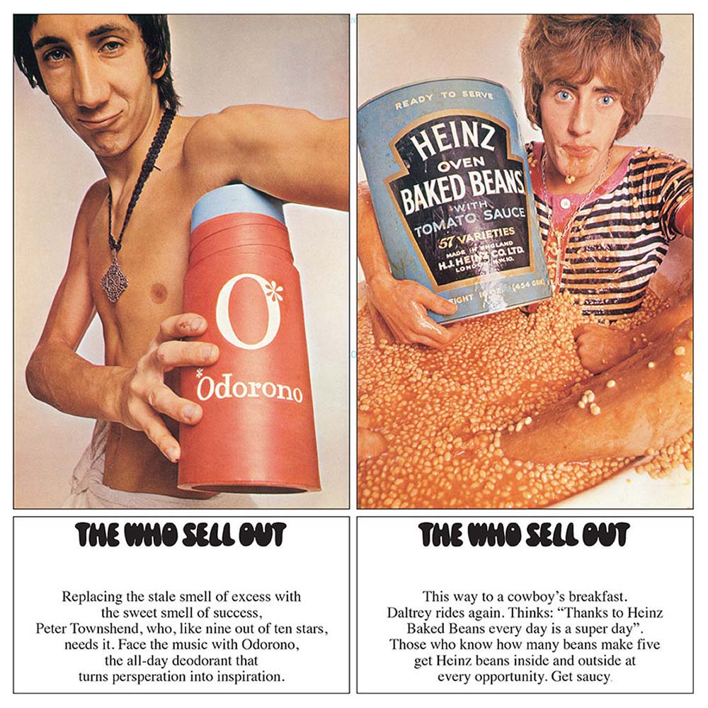 “The Who Sell Out” by The Who, 1967. Design by David King and Roger Law.