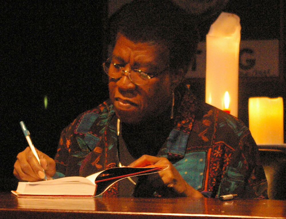 Octavia Butler, 2005. Photograph by Nikolas Coukouma. Wikimedia Commons (CC BY-SA 2.5).