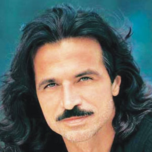 A photograph of Yanni.